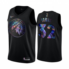 Dres Minnesota Timberwolves Karl-Anthony Towns 32 Iridescent HWC Collection Swingman